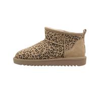 Winterboots ARA "ALASKA Short", Damen, Gr. 36, leo short, Lammfell, Veloursleder, animal-print, Schuhe Winterboots, Schlupfboots, Snowboots, Winterboots mit Anziehlasche (45881217-36)