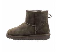 Ara Schlupfboots Alaska Classic Short Veloursleder/Lammfell Damen 37 Sesam Weite G
