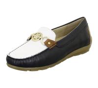 Ara Damenschuhe Slipper / Trotteur BLAU,WEISS/COGNAC BLAU,WEISS/COGNAC - Gr. - 43 EU | 9 UK