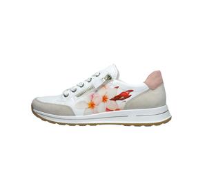 ara Damenschuhe Sneaker low SHELL,WEISS,TROPICANA-ROSE,PIGGY SHELL,WEISS,TROPICANA-ROSE,PIGGY - Gr. - 37 EU | 4 UK