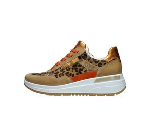 ara Damenschuhe Sportliche Schnürer BISCUIT,NATUR,WHISKY,POPPY,JAFFA NATUR/WHISKY/POPPY - Gr. - 4 UK