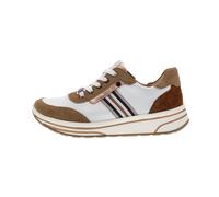 Ara Damenschuhe Sportliche Schnürer TOFFEE/WEISS,ROSEGOLD/COGNAC TOFFEE/WEISS/ROSEGOLD - Gr. - 4.5 UK