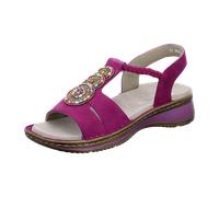 Sandale ARA "HAWAII" Gr. 38, pink Damen Schuhe Flats Sommerschuh, Sandalette, Keilabsatz, mit Schmuck, Weite G (= weit) (64288867-38)