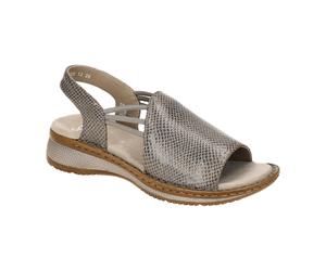 ara Hawaii Sandale grau bunt irisierend 12-29005 für Damen, grau, Größe 40 EU