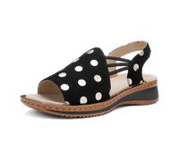 ara Hawaii Sandale schwarz cream für Damen, schwarz, Größe 36 EU