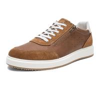 ara Herren Genua Sneaker, Cognac,Weiss, 43 EU