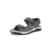ara Herren GINO Sandale, Jeans,GRAU, 40 EU
