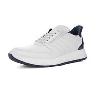 Ara - Herren Slipper Matteo whiteleder WEISS,BLAU - Gr. - EU 44