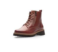 Schnürstiefelette ARA "KENT" Gr. 7 (40,5), braun (cognac) Damen Schuhe Reißverschlussstiefeletten mit Profilsohle (61202318-7)