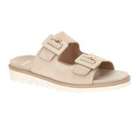 ara Kent Pantolette beige Klett Samt 12-28132 - Größe 36