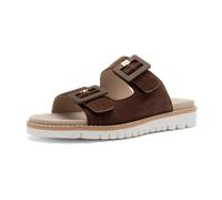 ara Kent Pantolette braun Klett Samt 12-28132 - Größe 40