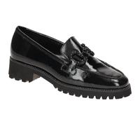 ARA Kent Schuhe Slipper Loafer schwarz Lack 12-31243 - Größe 38