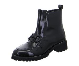 ara Kent Stiefelette Ankle Boots schwarz Lack Strass 12-31239 für Damen, schwarz, Größe 38 ½ EU / 5,5 UK