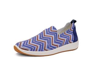 ara Lissabon Slipper blau-kombi für Damen, blau, Größe 36 ½ EU / 3,5 UK