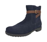 ara Stiefelette Veloursleder/Textil Blau/Braun