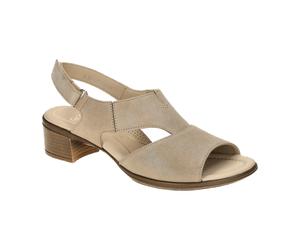 ara Lugano Sandalette beige sand Schimmer 12-35732 für Damen, beige, Größe 41 ½ EU / 7,5 UK