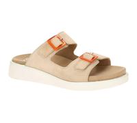 ara Madeira Pantolette beige H-Weite Klett 12-21404 - Größe 37