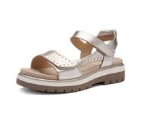 ara Malaga Sandale platin für Damen, gold, Größe 39 EU