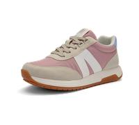 Sneaker ARA "MALIBU", Herren, Gr. 43, altrosa kombiniert, Lederimitat, Textil, kontrastfarbene Details, Schuhe Sneaker, Freizeitschuh, Halbschuh, Schnürschuh in Komfortweite H (=sehr weit) (42538810-4