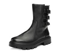 Stiefelette ARA "MANCHESTER", Damen, Gr. 7,5 (41), schwarz, Glattleder, unifarben, klassisch, Schuhe, Biker Boots, Stiefel mit Blockabsatz, H-Weite (88478048-7,5) schwarz
