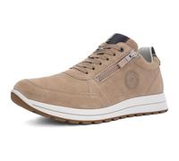 ara Herren Matteo Sneaker, Sand,BLAU, 44 EU Weit