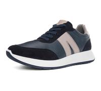ara Herren Matteo Sneaker, BLAU,Pebble, 42 EU Weit