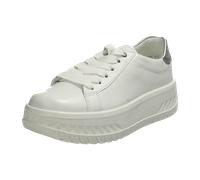 ara Damen Monaco Sneaker, Weiss,Silber, 40 EU Weit
