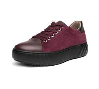 ara Monaco Sneaker merlot graphit für Damen, rot, Größe 37 ½ EU / 4,5 UK