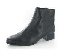 Stiefelette ARA "Ara Stiefelette Leder", Damen, Gr. 41, schwarz (schwarz lack), Leder, Schuhe (36275169-41) schwarz lack