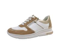 ara Damen NEAPEL Sneaker, Sand,Platin,Weiss, 41 EU