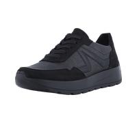 Sneaker ARA "NEW YORK", Damen, Gr. 7 (40,5), schwarz, Synthetik, Textil, Schuhe Sneaker, Plateausneaker in Komfortweite H (= sehr weit) (25724901-7) schwarz