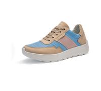 ara New York Sneaker beige blau für Damen, beige, Größe 37 ½ EU / 4,5 UK