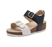 ara Norderney Sandalette cream schwarz für Damen, weiß, Größe 41 EU