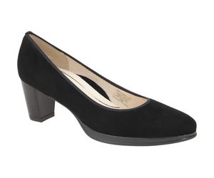 ARA Orly Damen Pumps schwarz Samtvelour 12-13436 - Größe 38.5