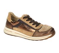 Sneaker ARA "Ara Sneaker Leder/Textil", Damen, Gr. 41, braun (bronze), Leder, Textil, casual, Schuhe (54614668-41) bronze