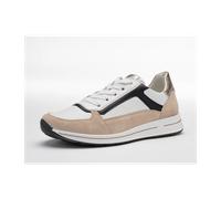 Sneaker ARA "Ara Sneaker Leder", Damen, Gr. 41,5, weiß, schwarz, Leder, Schuhe Sneaker (90573157-41,5) weiß, schwarz