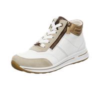 ara Damen Osaka Sneaker, Shell,Weiss,Whisky, 37.5 EU Weit