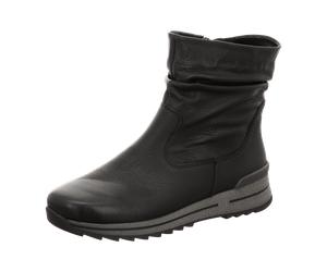ara Osaka Schlupf Stiefelette schwarz H-Weite 12-24593 für Damen, schwarz, Größe 41 ½ EU / 7,5 UK
