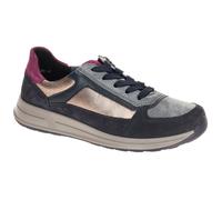 ARA Osaka Schuhe blau grau metallic 12-24826 - Größe 38.5