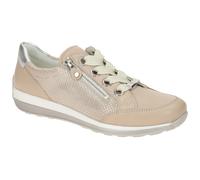 ARA Osaka Schuhe Sneaker beige silber Effekt 12-44587 - Größe 40