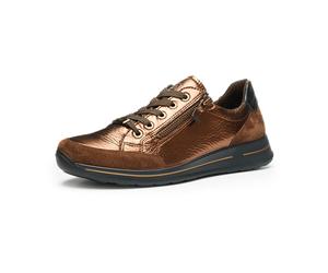 ara Osaka Sneaker mocca schwarz für Damen, braun, Größe 41 ½ EU / 7,5 UK