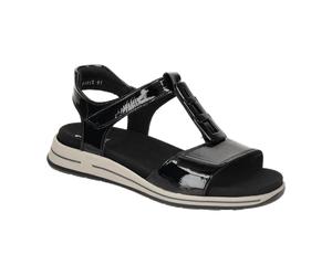 ara Osaka T-Steg Sandale schwarz H-Weite 12-34804 für Damen, schwarz, Größe 39 EU