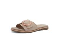 Ara Pantolette ELBA Herren Veloursleder hellbeige Zierschnalle Weite G Größe 43