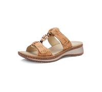 Pantolette ARA "Ara Pantoletten Lederimitat", Damen, Gr. 43, natur, Lederimitat, Schuhe Pantolette (48827353-43) natur