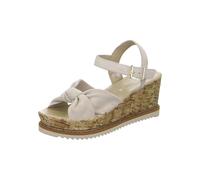 Ara Keilsandalette Parma Beige (Sand) Damen Gr. 41 – G‑Weite, glitzernder Laufsohlen-Einfass