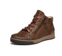 ara Rom Schuhe braun Schimmer Mid-Cut Sneaker 12-14499 für Damen, braun, Größe 37 EU / 4 UK