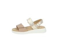 ara Sandalen Leder Beige/Gold - 41