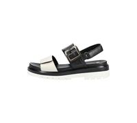 Riemchensandale ARA "Ara Sandalen Leder", Damen, Gr. 37, schwarz, Leder, Schuhe Riemchensandale (40424122-37) schwarz