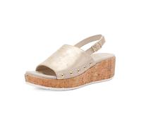ara Rimini Sandale beige für Damen, gold, Größe 37 EU