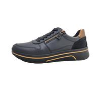 Sneaker ARA "SAPPORO" Gr. 6 (39), schwarz (schwarz, bronzefarben) Damen Schuhe Sneaker Freizeitschuh, Halbschuh, Schnürschuh in Komfortweite H = sehr weit (60390626-6)